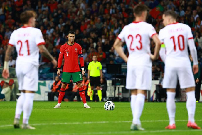 liga narodov Cristiano Ronaldo | Cristiano Ronaldo je postal najstarejši strelec v dresu Portugalske. | Foto Reuters