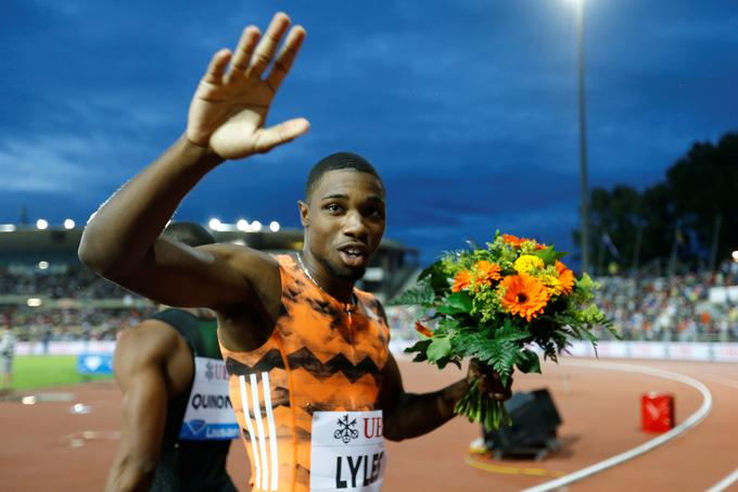 Američan Noah Lyles je zelo hitro tekel na 200 metrov in le za 11 stotink zaostal za rekordom Usaina Bolta. | Foto: Reuters