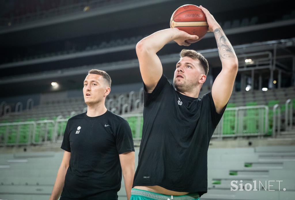 trening Slovenija Dončić