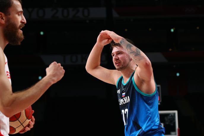 Luka Dončić | Luka Dončić je kmalu po zmagi nad Španijo izvedel tekmeca v četrtfinalu olimpijskega turnirja. To je postala Nemčija. | Foto Reuters