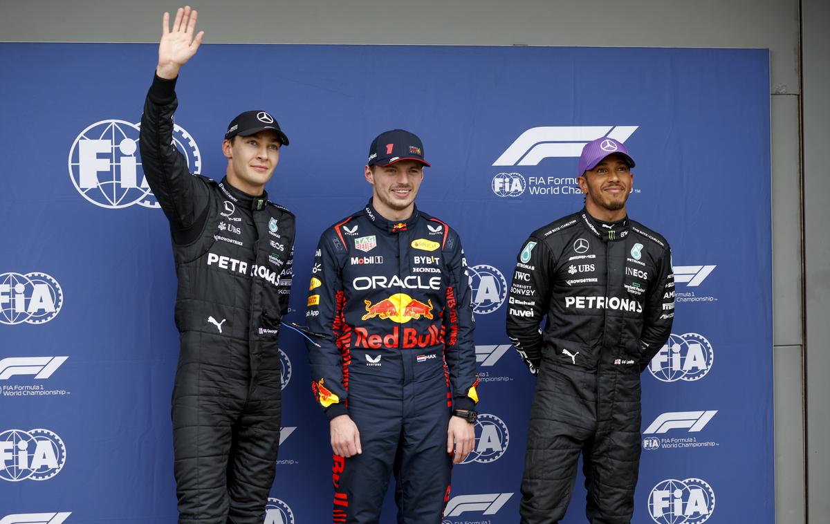 Melbourne Verstappen Russell Hamilton | Max Verstappen bo prvič v Melbournu na prvem štartnem mestu. Tukaj zmage še nima. | Foto Guliver Image