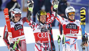 Marcel Hirscher znova odbil vse napade