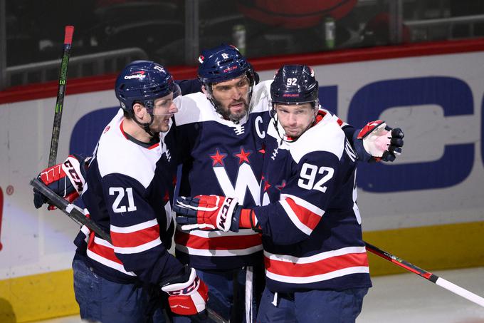 Alex Ovečkin je v tretji tretjini zadel dvakrat za izenačenje za Capitals. | Foto: Guliverimage/Vladimir Fedorenko