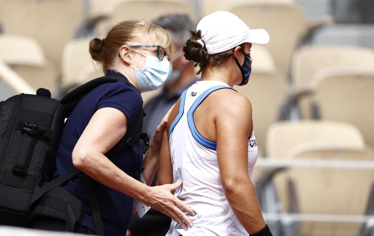 Ashleigh Barty | Prva igralka sveta Ashleigh Barty je predala dvoboj in se poslovila od OP Francije. | Foto Guliverimage