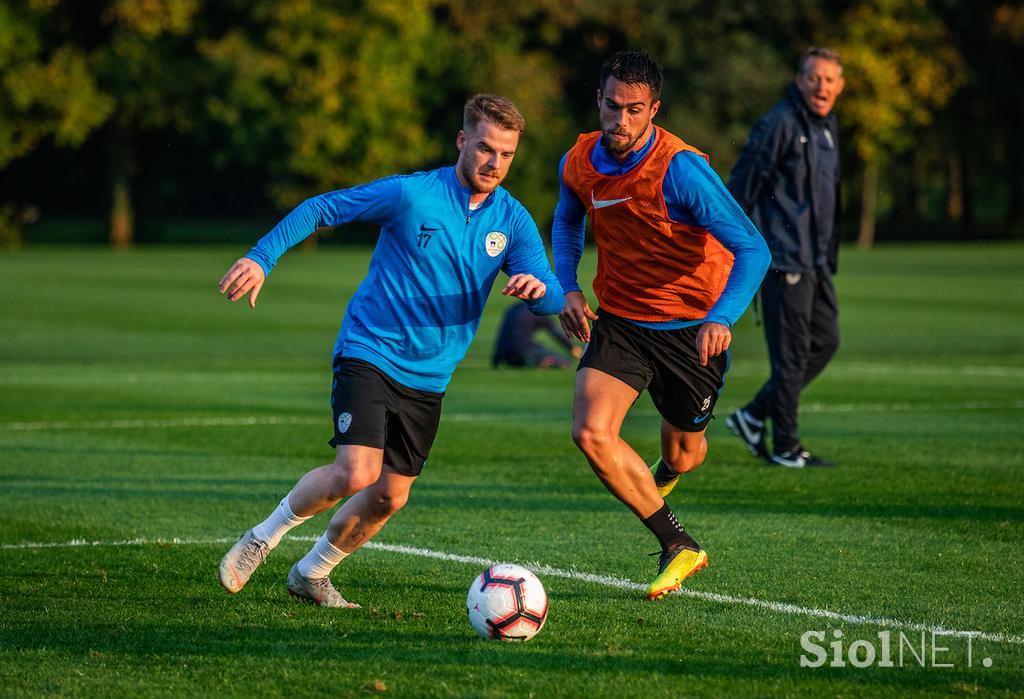 Slovenska nogometna reprezentanca Trening