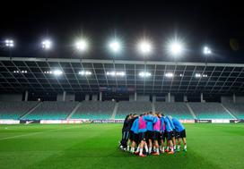 Slovenska nogometna reprezentanca trening Stožice