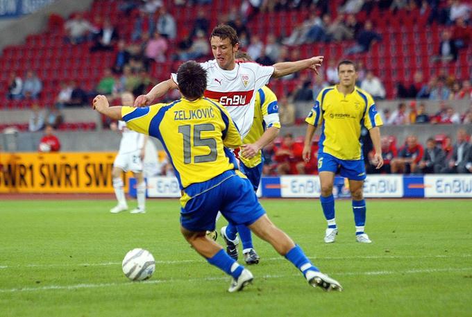 Z Domžalami je pod vodstvom Slaviše Stojanovića postal slovenski prvak, v Evropi pa se je med drugim pomeril tudi proti takrat zelo močnemu nemškemu bundesligašu Stuttgartu. | Foto: Guliverimage/Vladimir Fedorenko