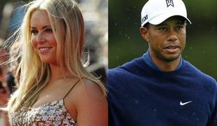 Lindsey Vonn in Tiger Woods: njuna ljubezen cveti