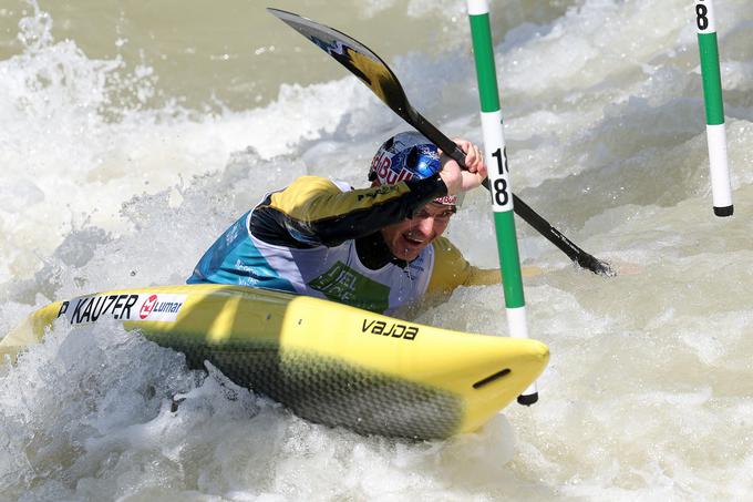 Peter Kauzer na tacenski progi. | Foto: www.alesfevzer.com