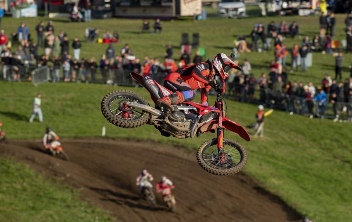 Tim Gajser Honda Matterley Basin |  Tim Gajser pravi, da mu je proga v Matterley Basinu najljubša. | Foto Honda Racing/ShotbyBavo