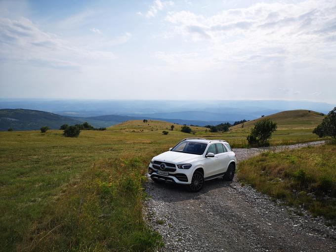 Testni mercedes-benz GLE je stal 115 tisoč evrov. | Foto: Gregor Pavšič