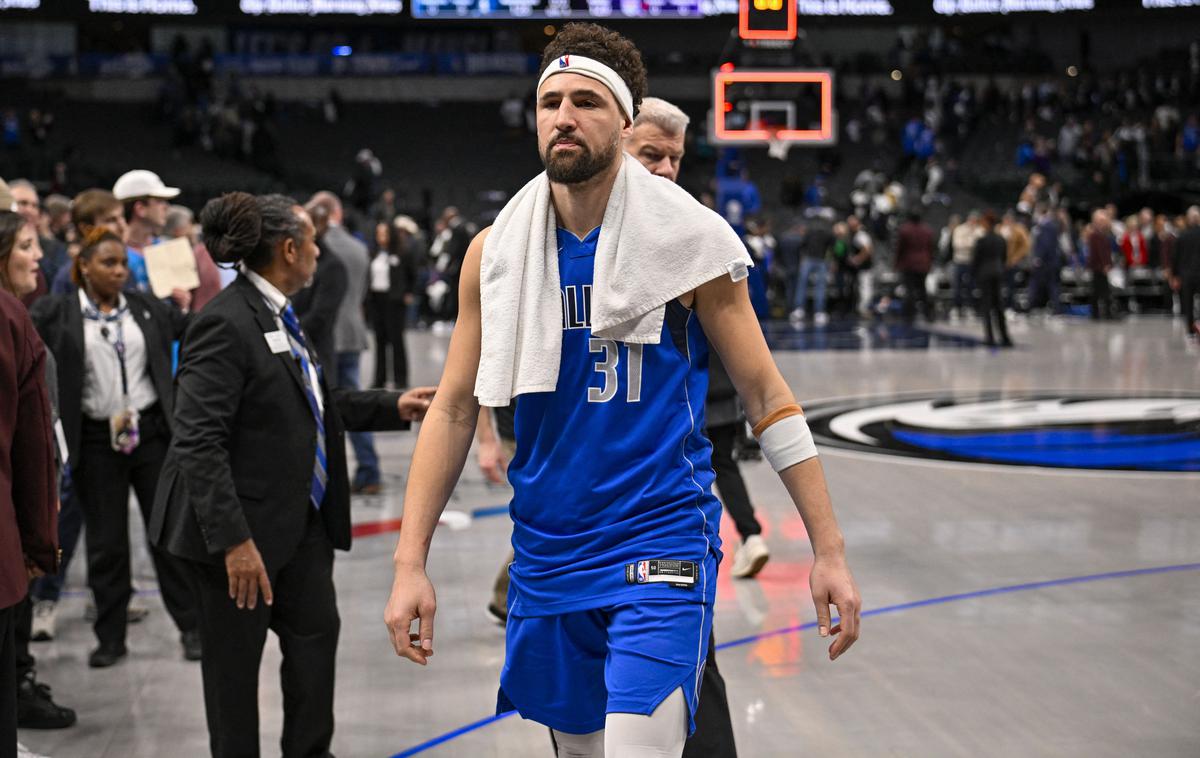 Dallas Sacramento | Klay Thompson je deset sekund pred koncem podaljška popeljal Dallas v vodstvo, a vendarle ostal brez zmage. | Foto Reuters