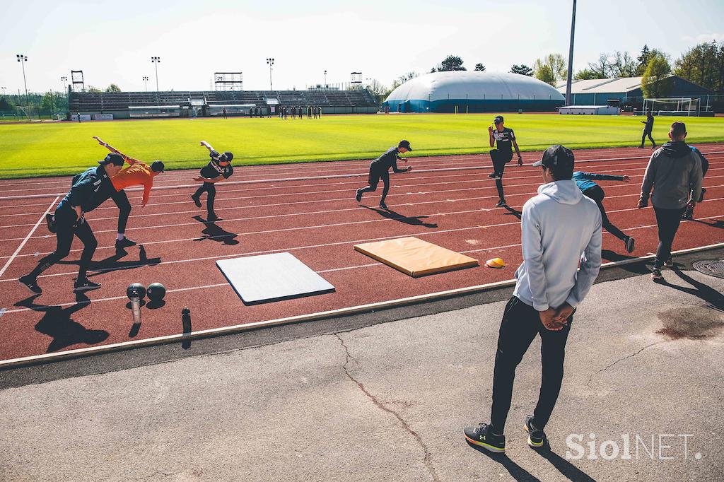 Skakalci trening Kranj priprave