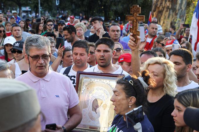 Novak Đoković ima v Melbournu veliko srbskih podpornikov. | Foto: Reuters