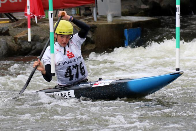 Eva Alina Hočevar se je v reprezentanco uvrstila kot prva kanuistka. | Foto: Nina Jelenc