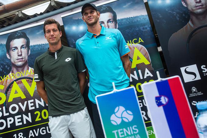 Aljaž Bedene in Blaž Rola sta najvišje postavljena nosilca v Portorožu. | Foto: Grega Valančič/Sportida