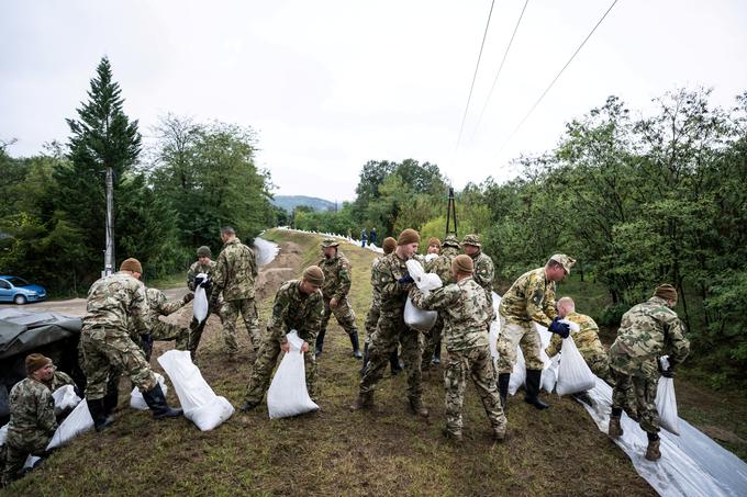 Madžarska, priprave na poplave | Foto: Reuters