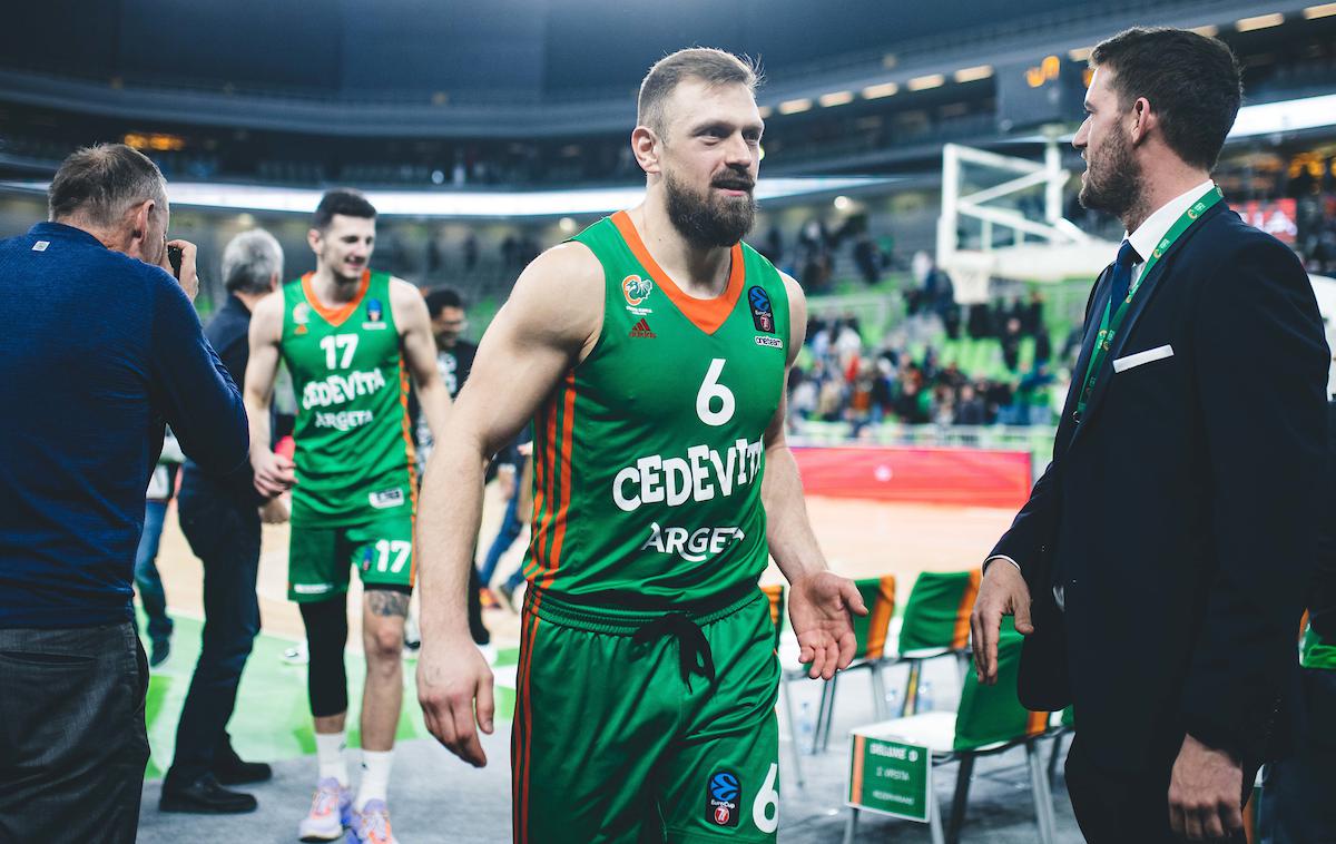 Cedevita Olimpija Umano Reyer Marko Jeremić | Marko Jeremić je za zmago Olimpije z 91:70 prispeval 22 točk. | Foto Grega Valančič/Sportida