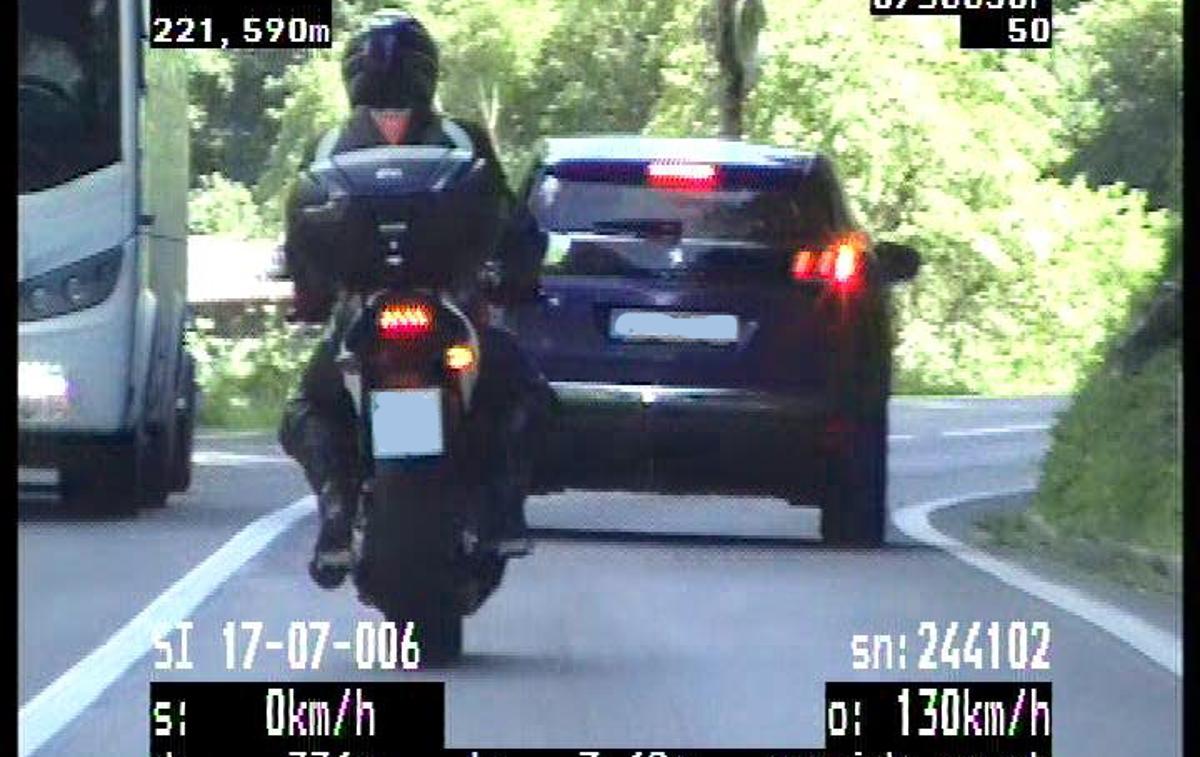 Policija motorist | Foto PU Nova Gorica