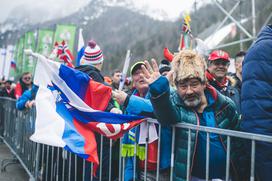 Planica 2023, navijači, petek