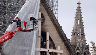 Kritični trenutki pri obnovi katedrale Notre-Dame #foto #video