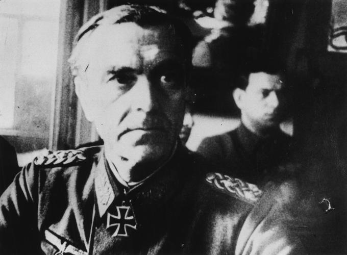 Nemški general Friedrich Paulus, ki je vodil nemško armado v bitki za Stalingrad. | Foto: Getty Images