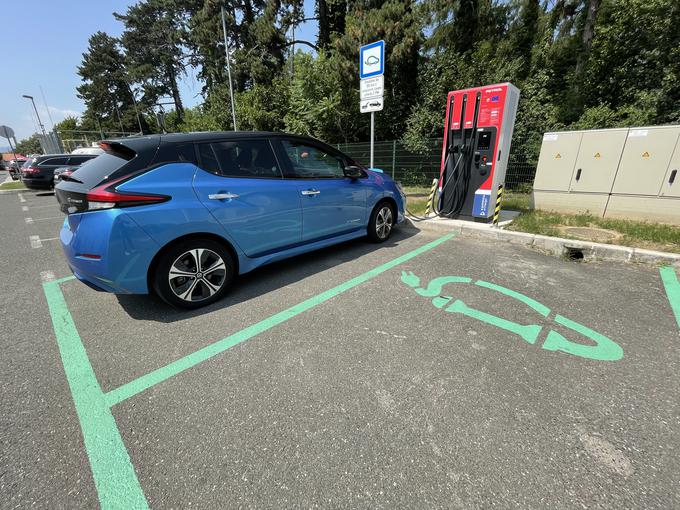 Nissan leaf električna polnilnica | Foto: Gregor Pavšič