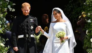 Harry in Meghan sta postala mož in žena #foto #video