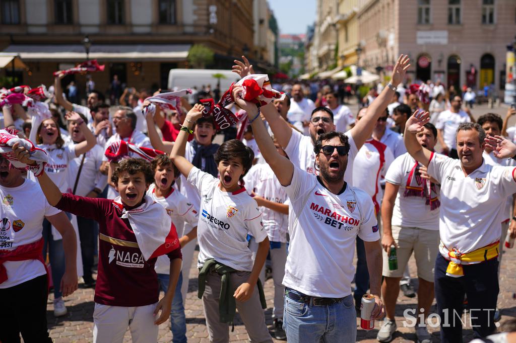 finale evropska liga Budimpešta Sevilla Roma