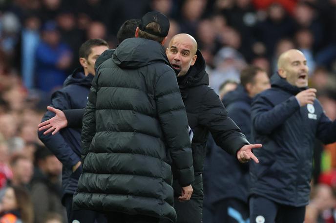 Pep Guardiola, Jürgen Klopp | Klopp je dobil obračun z Guardiolo. | Foto Reuters