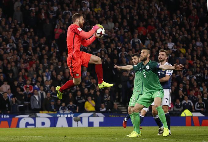 Jan Oblak je imel v Glasgowu zelo veliko dela. | Foto: Reuters