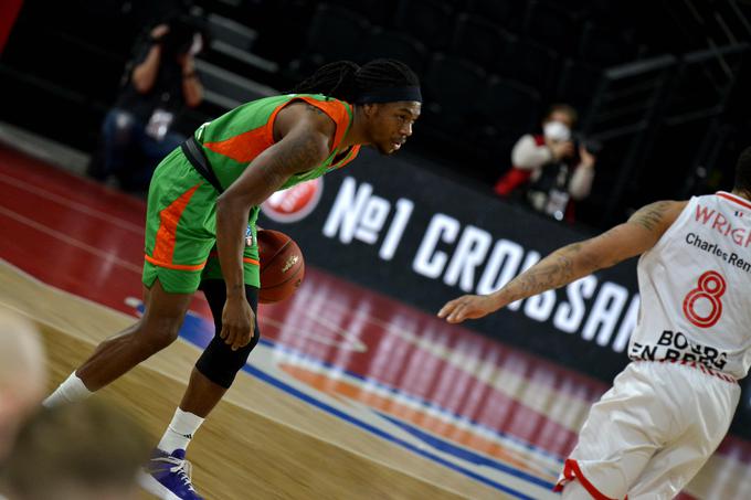 Kendrick Perry je prispeval ključne točke. | Foto: KK Cedevita Olimpija