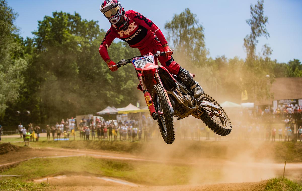 Tim gajser | Tim Gajser po prvem delu sezone vodi v seštevku elitnega razreda MXGP. | Foto Grega Valančič/Sportida