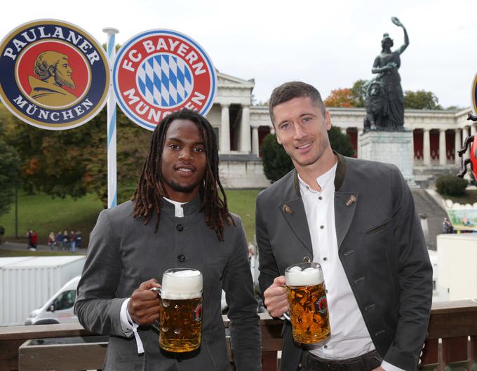 Renato Sanches in Robert Lewandowski | Foto: Getty Images