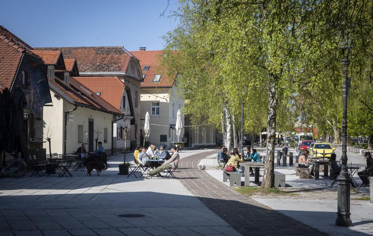 Odprtje gostinskih teras v Ljubljani | Inšpektorji so obravnavali objekte, za katere je inšpekcija prejela pobudo za izvedbo inšpekcijskega nadzora zaradi suma uporabe brez ustreznih dovoljenj. Fotografija je simbolična. | Foto Bojan Puhek