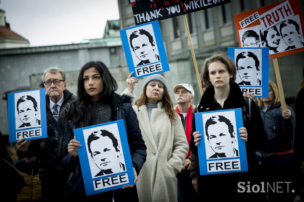 Protest Assange