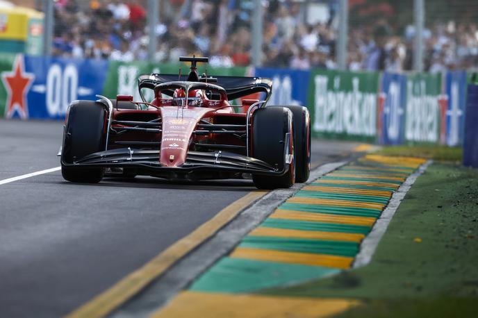 Charles Leclerc | Ferrarijev dirkač Charles Leclerc je bil najhitrejši v kvalifikacijah za nedeljsko dirko dirke formule 1 v Albert Parku v Melbournu. | Foto Guliverimage