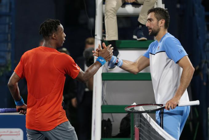 Gael Monfils je v tretjem nizu povsem nadigral najboljšega hrvaškega teniškega igralca. | Foto: Reuters