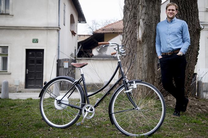 Niko Klanšek je leta 2013 na Kickstareterju številne prepričal s projektom Smart Wheel. | Foto: Ana Kovač