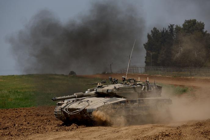 Izrael, vojska, tank | Republikanci so enotni v podpori Netanjahuju in izraelski vojni v Gazi, demokrati pa so pri tem razdeljeni. | Foto Reuters