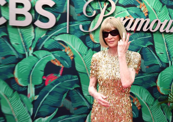 Novinarka in urednica ameriške izdaje revije Vogue Anna Wintour | Foto: Reuters