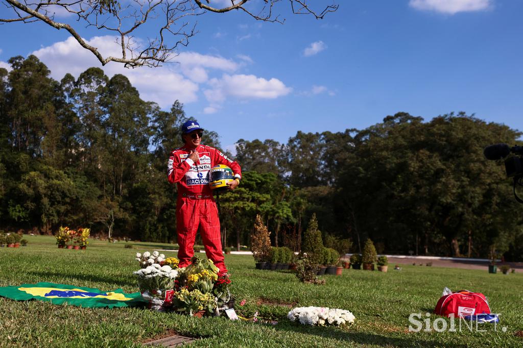 Julio Marcos dvojnik Ayrton Senna grob