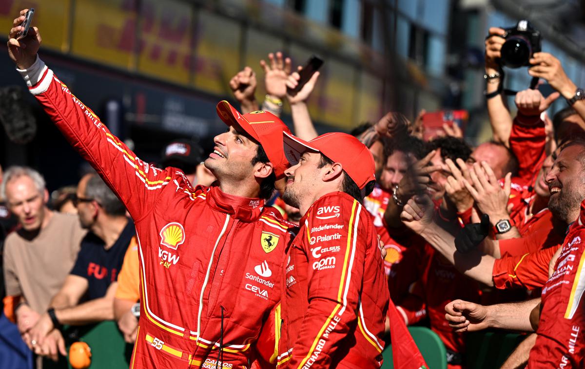 Melbourne Carlos Sainz | Carlos Sainz je edini, ki je lani in letos premagal ekipo Red Bull.  | Foto Reuters