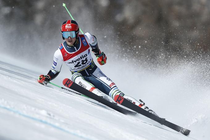 Štefan Hadalin je lahko obžaloval napako s prve proge. | Foto: AP / Guliverimage