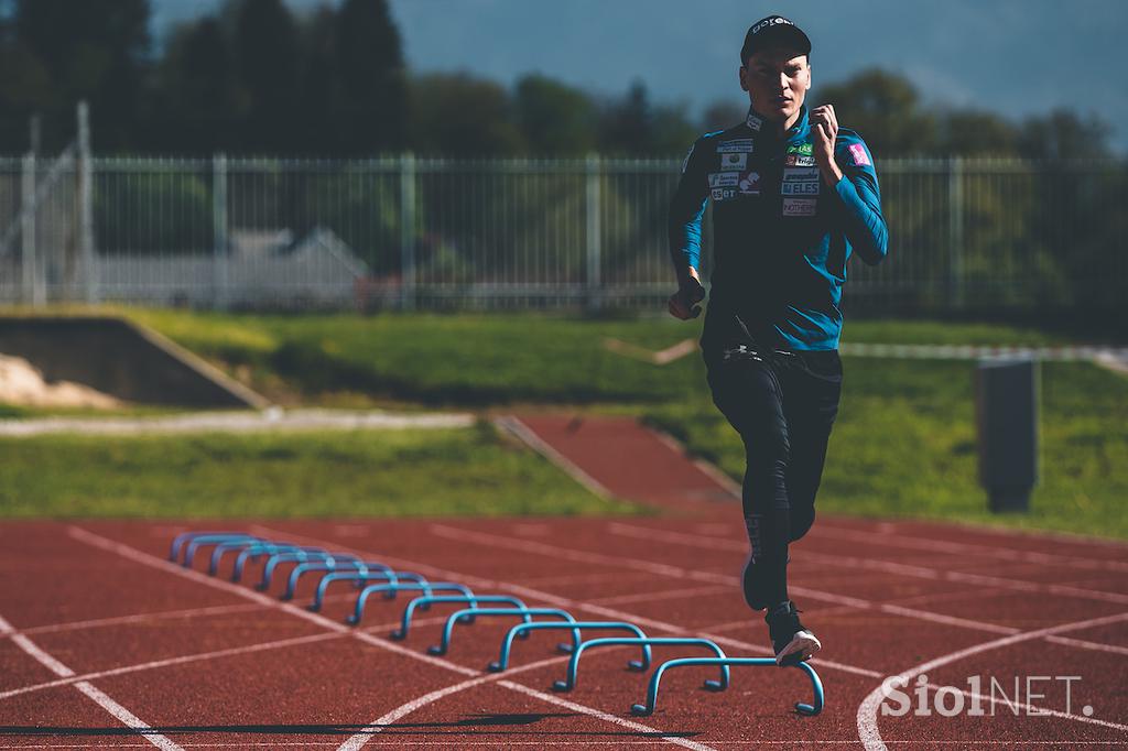 Skakalci trening Kranj priprave