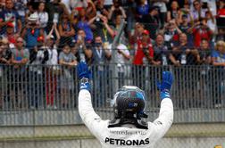 Bottas petič z najboljšega štartnega položaja, Vettel kaznovan