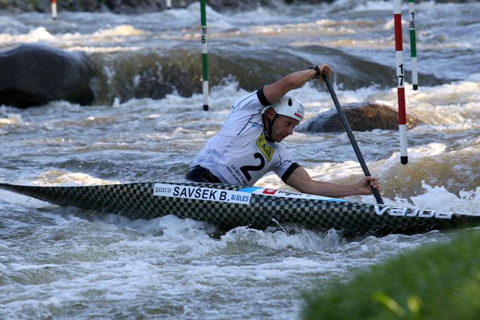 Benjaminu Savšku se finalna vožnja ni izšla po načrtih. | Foto: Kajakaška zveza Slovenije