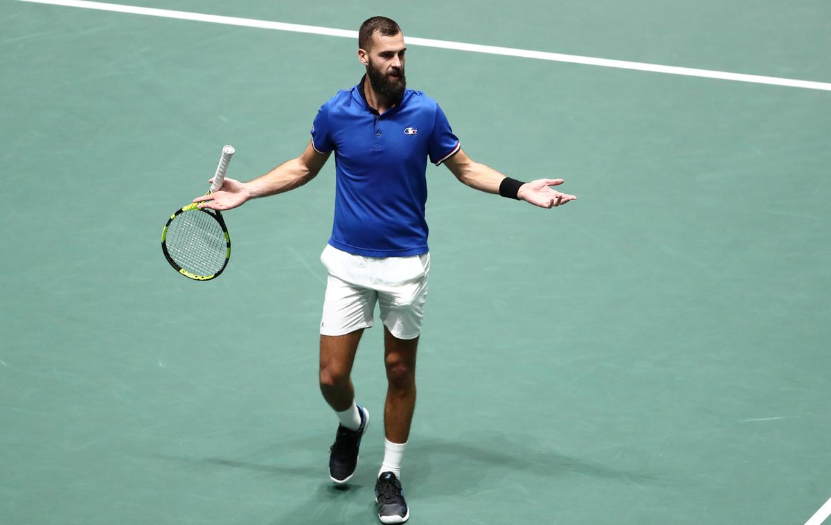 Benoit Paire | Prvi nosilec turnirja v Indiji Benoit Paire se je hitro poslovil. | Foto Reuters