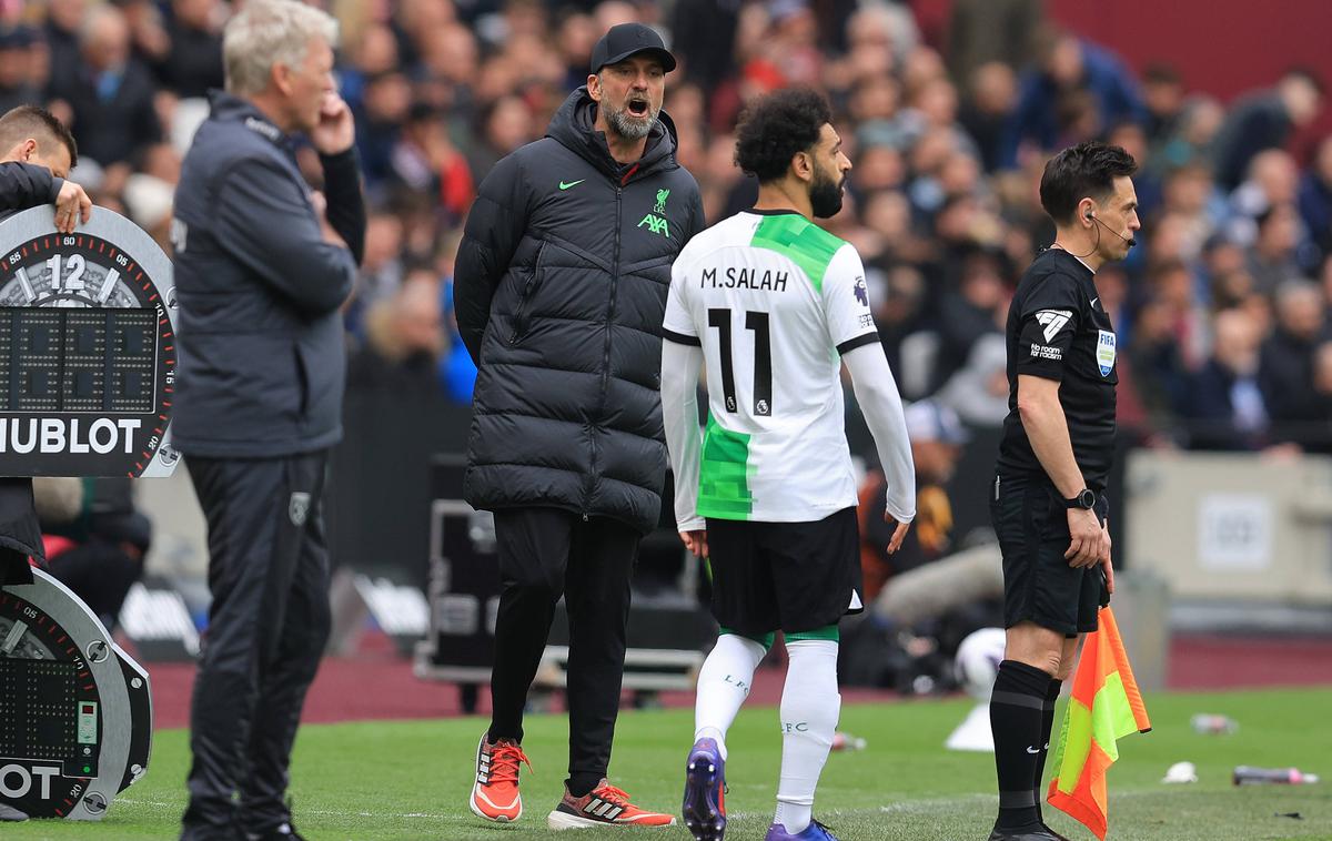 Mohamed Salah Jürgen Klopp | Mohamed Salah in Jürgen Klopp sta se zapletla v besedni spor. | Foto Guliverimage