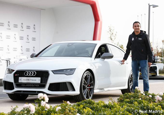 Audi RS7 tudi za prvega vratarja Real Madrida. | Foto: Real Madrid